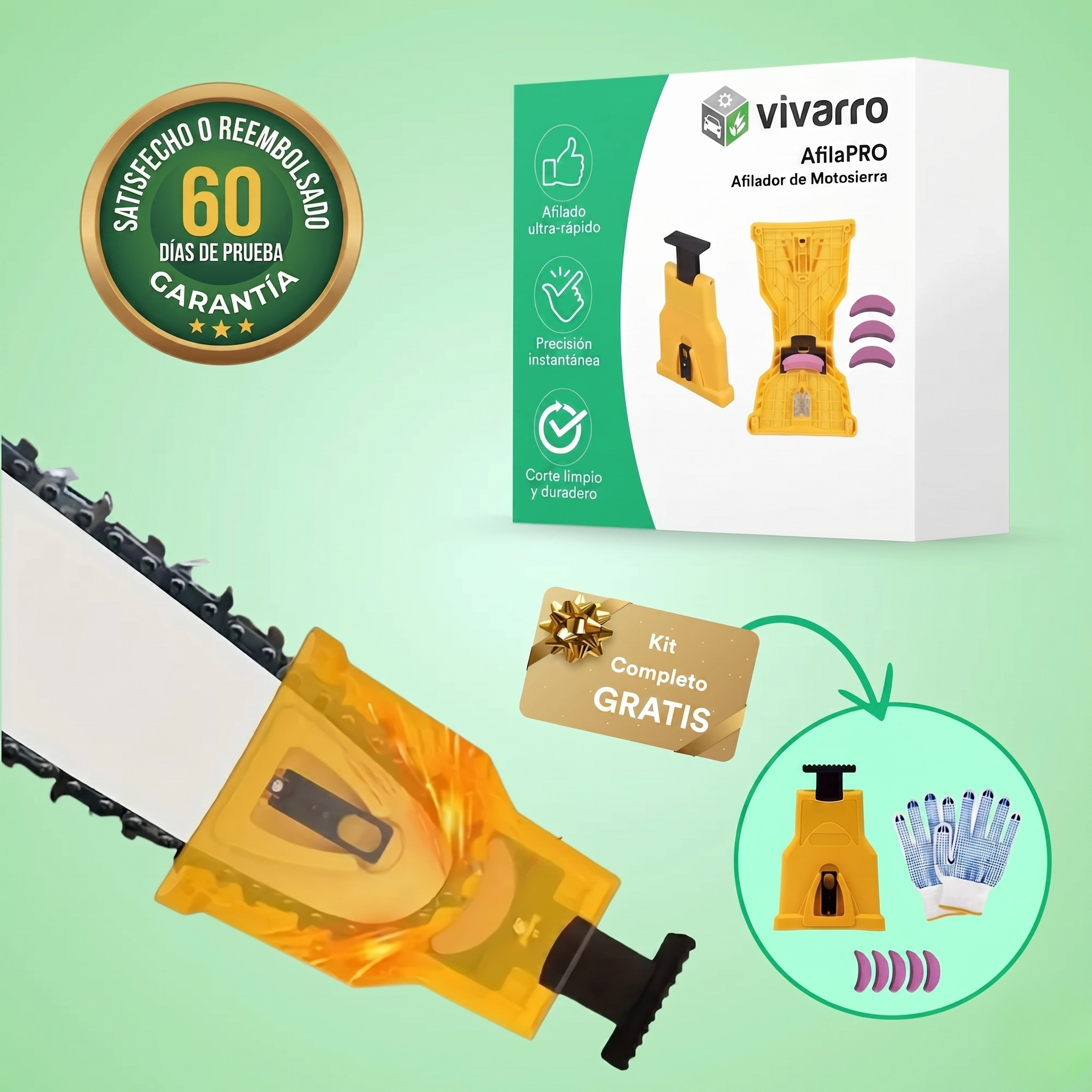 AfilaPRO — Afilador de Motosierra Ultra-Rápido