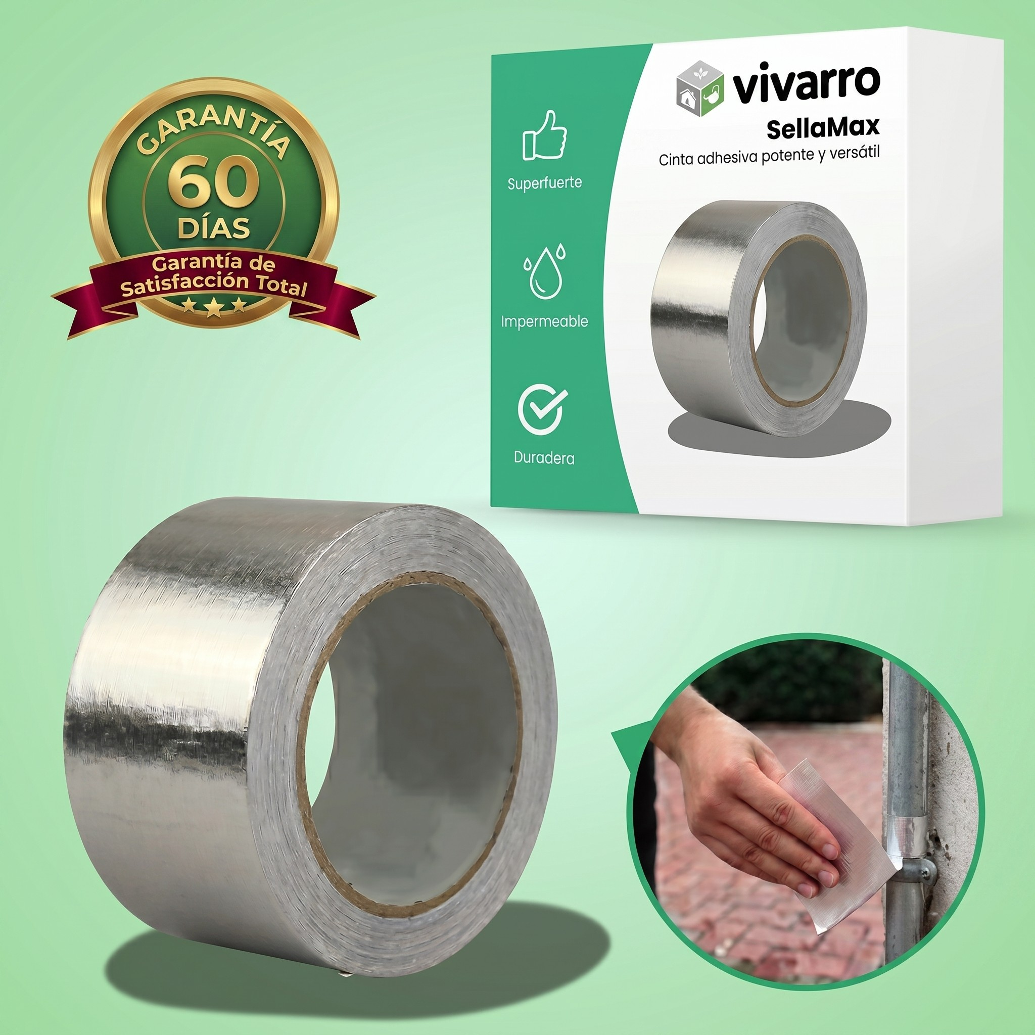 SellaMax | Cinta de sellado profesional ultrarresistente | Especial para fugas y reparaciones