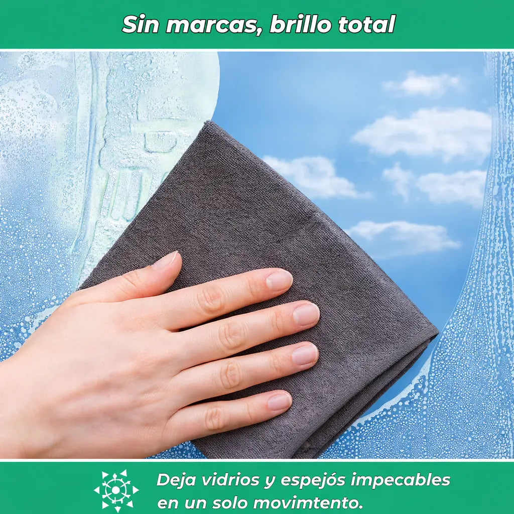 MagicClean | Paño de microfibra ultra-absorbente | Sin rastros y anti-sarro Vivarro