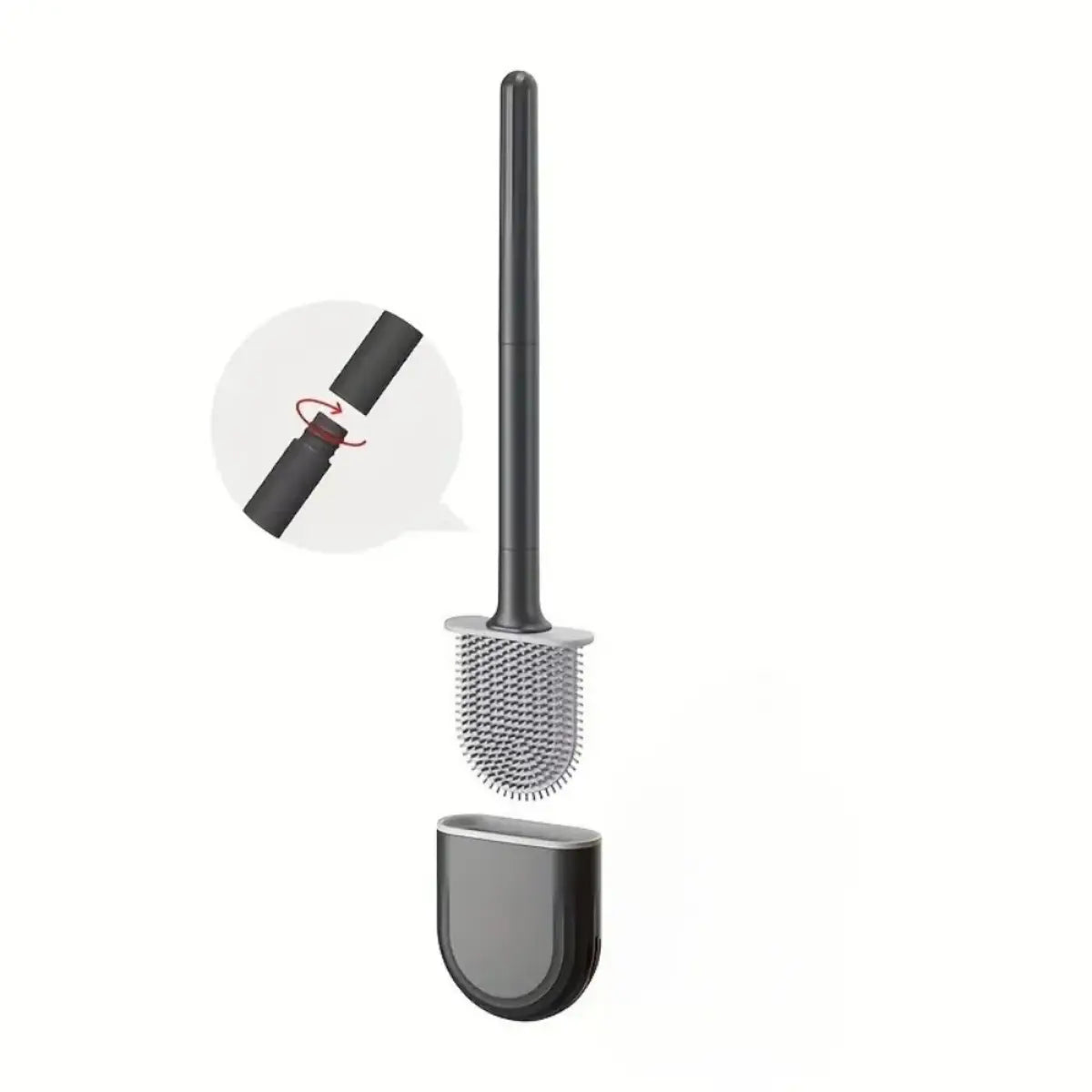 FlexiWC – Cepillo de inodoro de silicona suave y eficaz Vivarro