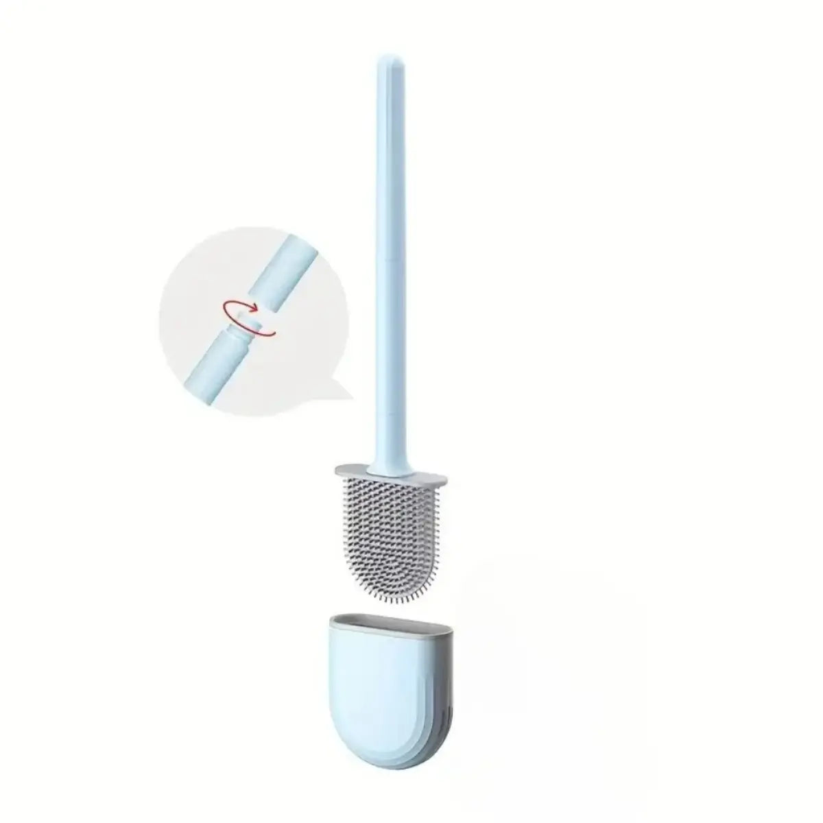 FlexiWC – Cepillo de inodoro de silicona suave y eficaz Vivarro