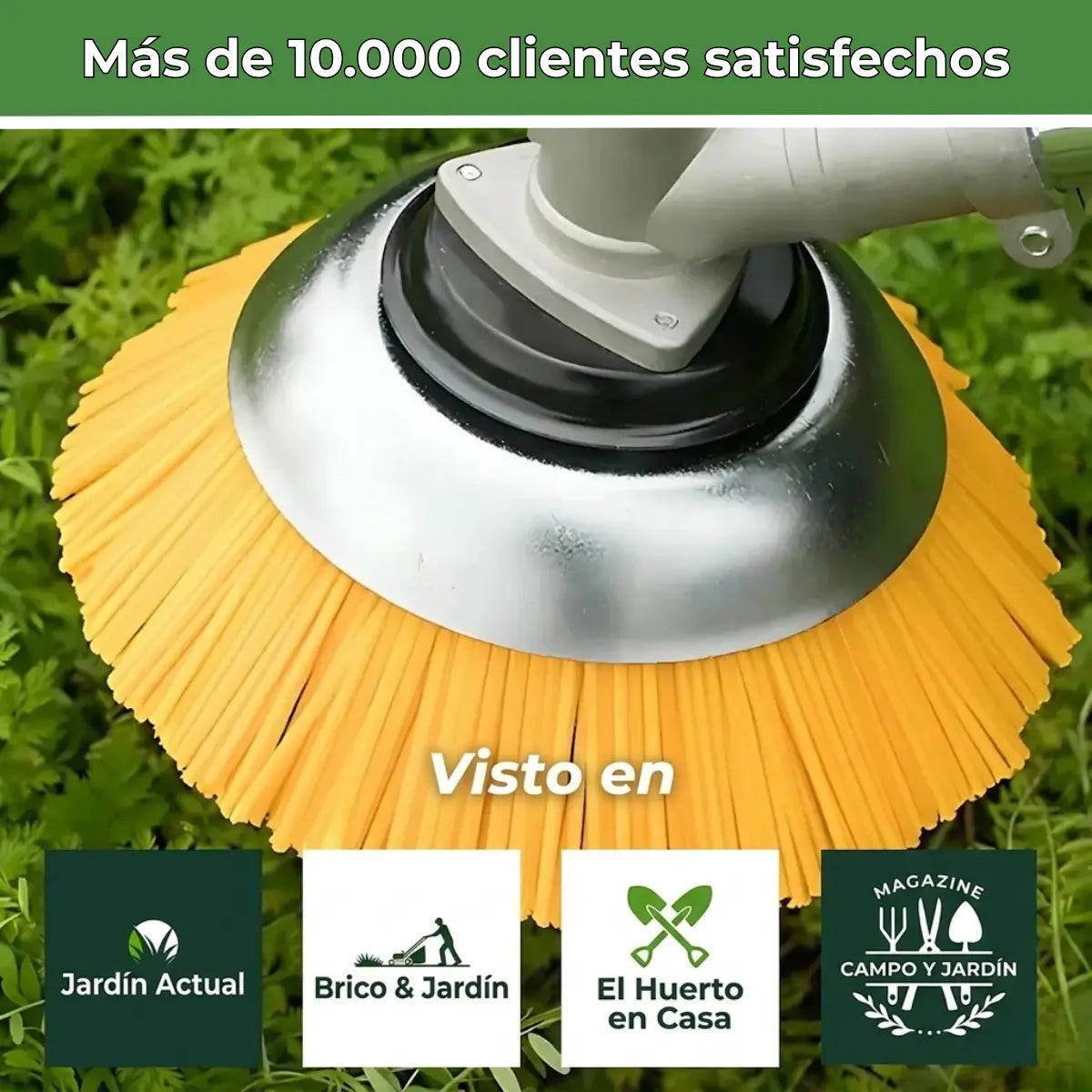 G80 PRO | Cabezal de desbrozadora de nailon | Acabado impecable y mantenimiento preciso Vivarro