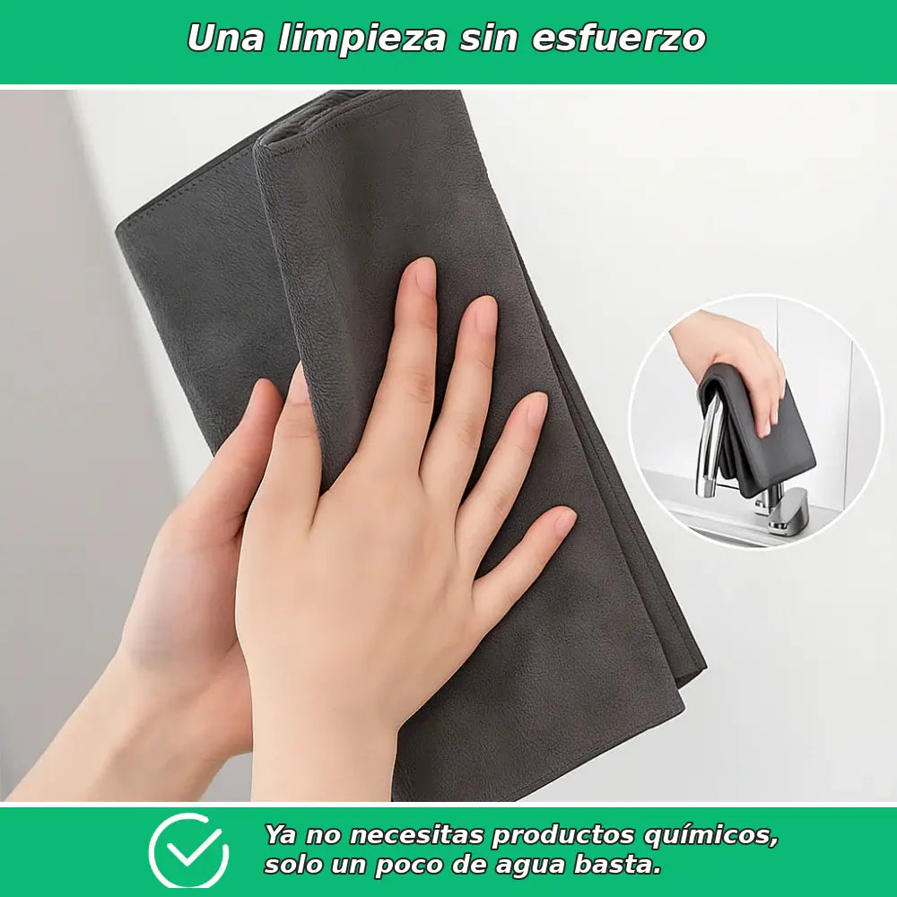 MagicClean | Paño de microfibra ultra-absorbente | Sin rastros y anti-sarro Vivarro